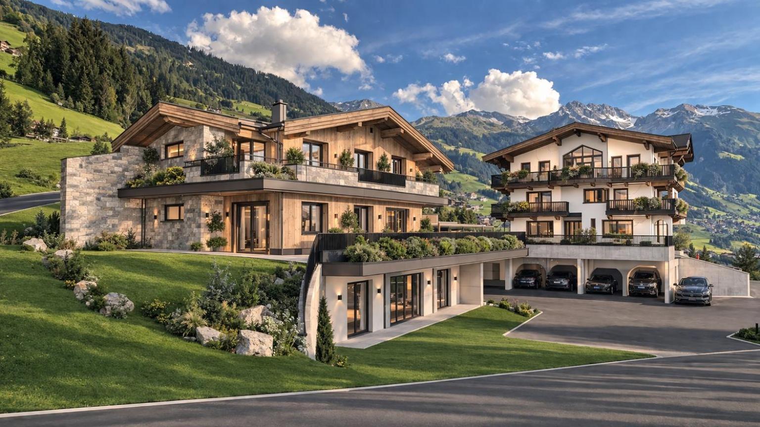 Apartment mit 2 Schlafzimmern und Balkon